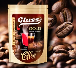 Glass Coffee Gold - ARABICA 100 gr.