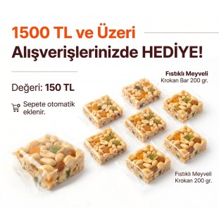 Fıstıklı Meyveli Krokan Bar HEDİYE